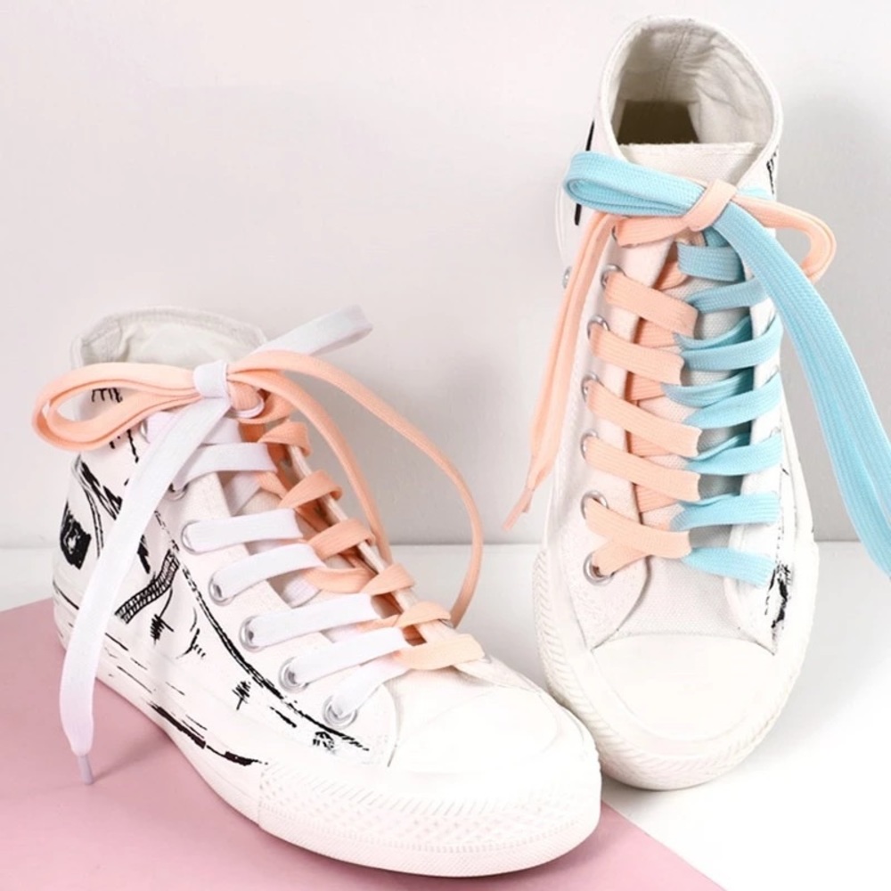 Weatherproof Leather Shoe Laces Metallic ShoeLaces - Picture 3 of 16